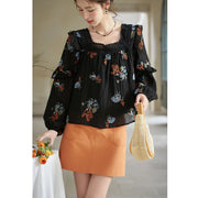 Embroidered dandelion blouse, view 5 - MRSLM