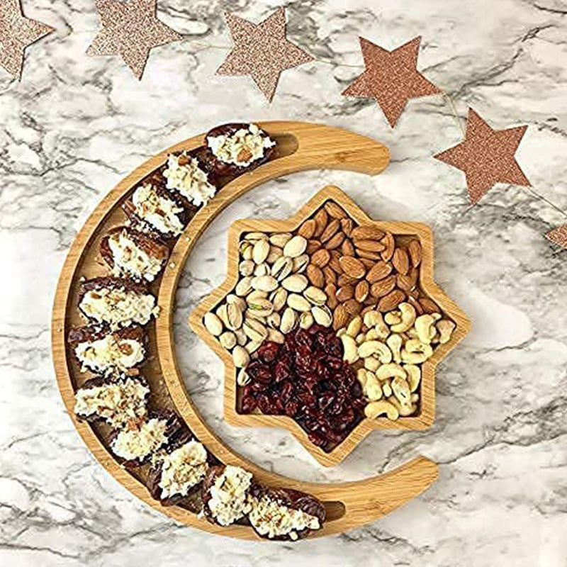 bamboo star snack tray - MRSLM