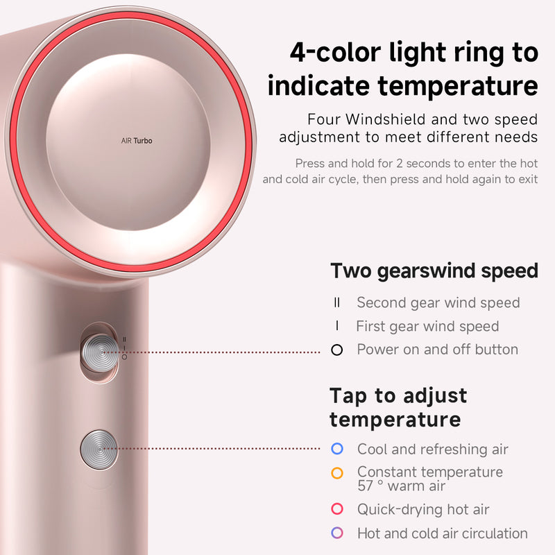 high-speed negative ion hair dryer, view 6 - MRSLM
