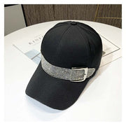 rhinestone letter baseball cap, view 5 - MRSLM