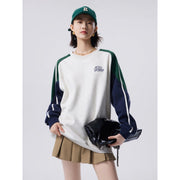 contrast stitching pullover, view 2 - MRSLM