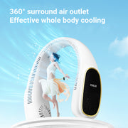 bladeless neck fan with led display, view 7 - MRSLM