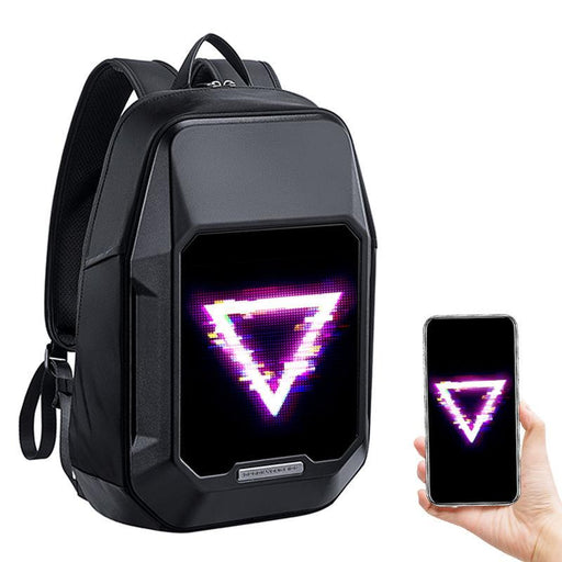 LED pixel display sling backpack - MRSLM