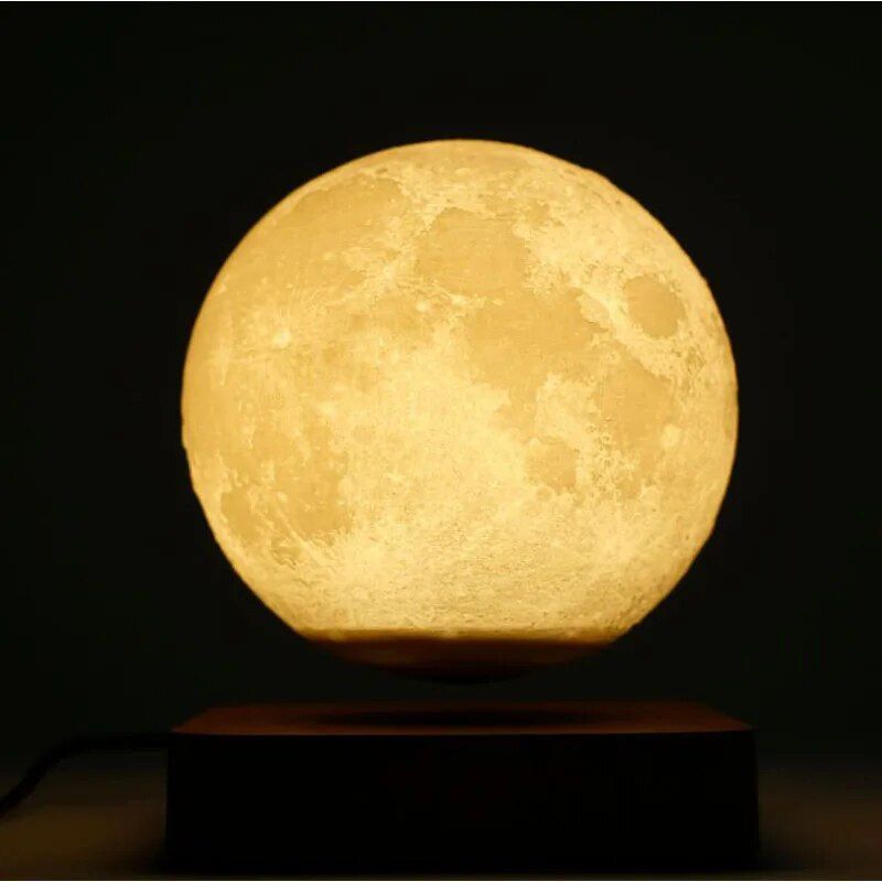 moon levitating plant led light, view 11 - MRSLM
