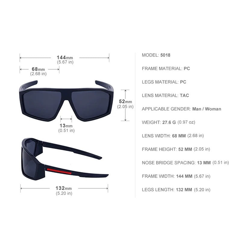 polarized sports sunglasses, view 14 - MRSLM
