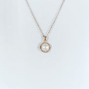 Freshwater pearl 925 silver pendant necklace, view 5 - MRSLM