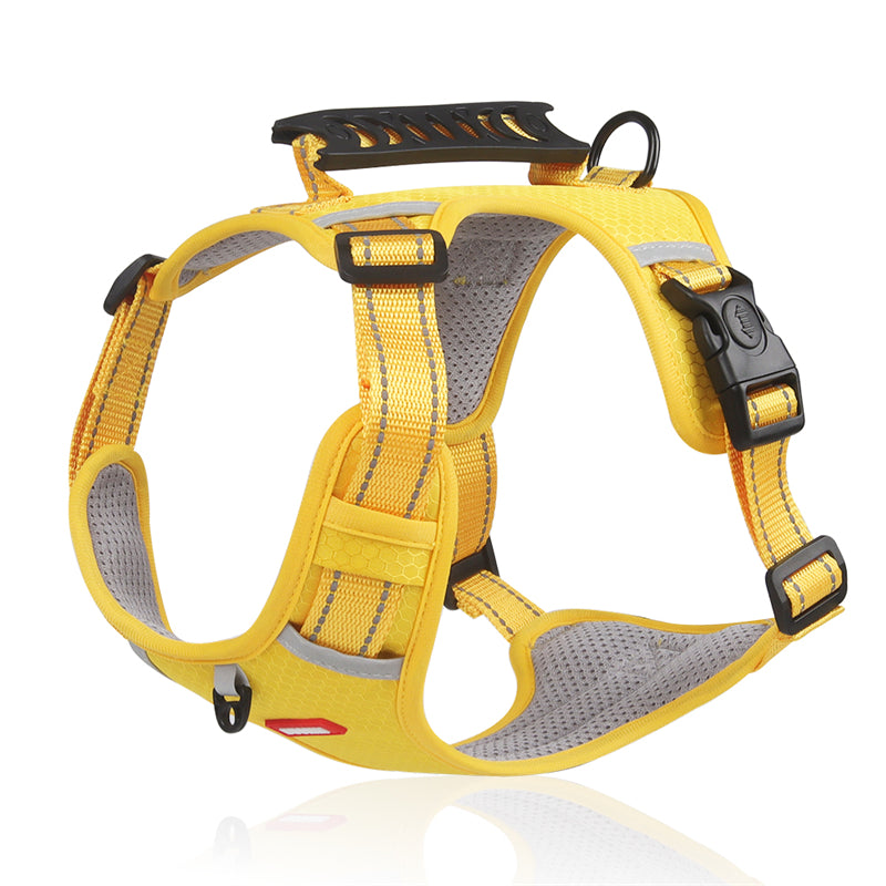 adjustable reflective dog harness, view 4 - MRSLM