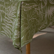 green leaf dining table cloth, view 7 - MRSLM