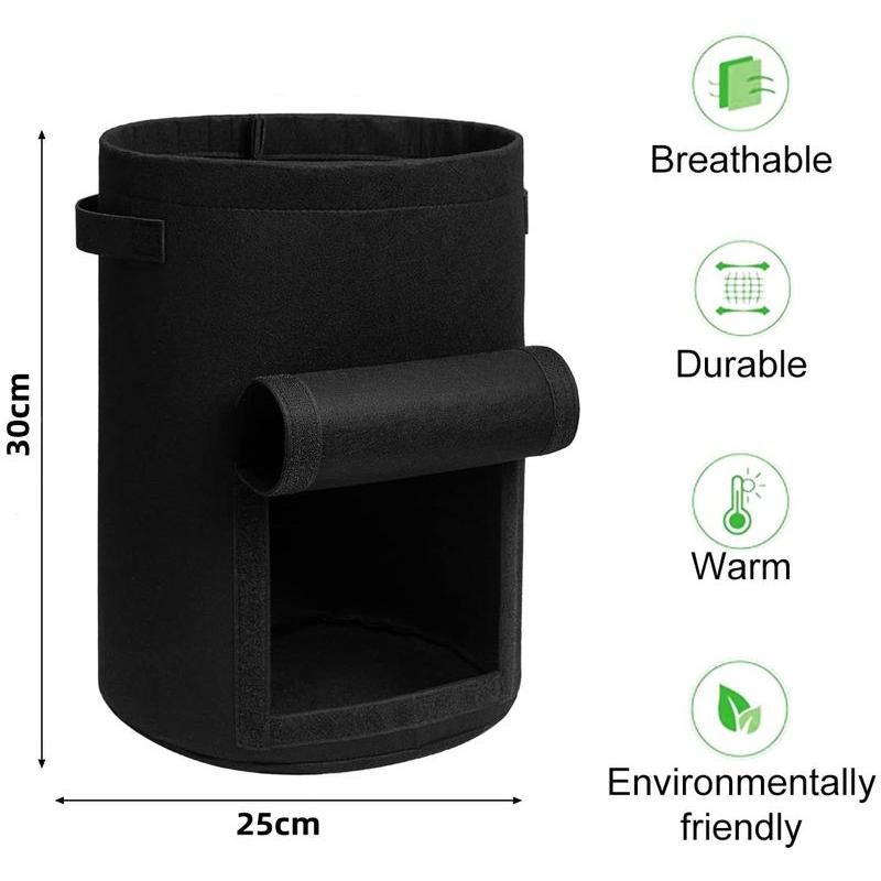 felt plant grow bags, view 9 - MRSLM
