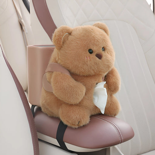 cute bear car tissue box and trash can - MRSLM
