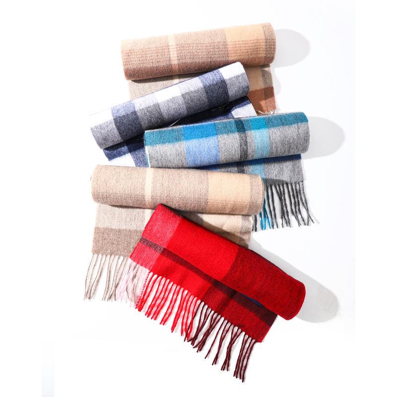classic plaid unisex scarf, view 11 - MRSLM