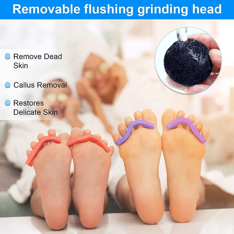 rechargeable electric foot file, view 3 - MRSLM