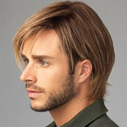 men's short straight wig, view 3 - MRSLM
