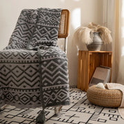 soft tribal pattern throw blanket, view 8 - MRSLM