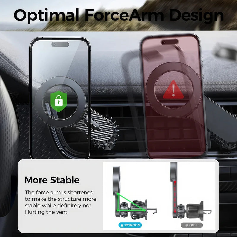 universal magnetic car phone holder, view 6 - MRSLM