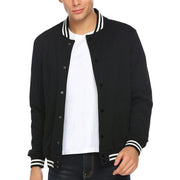 men's baseball uniform flight jacket, view 3 - MRSLM