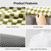 soft fluffy cat sofa bed, view 4 - MRSLM