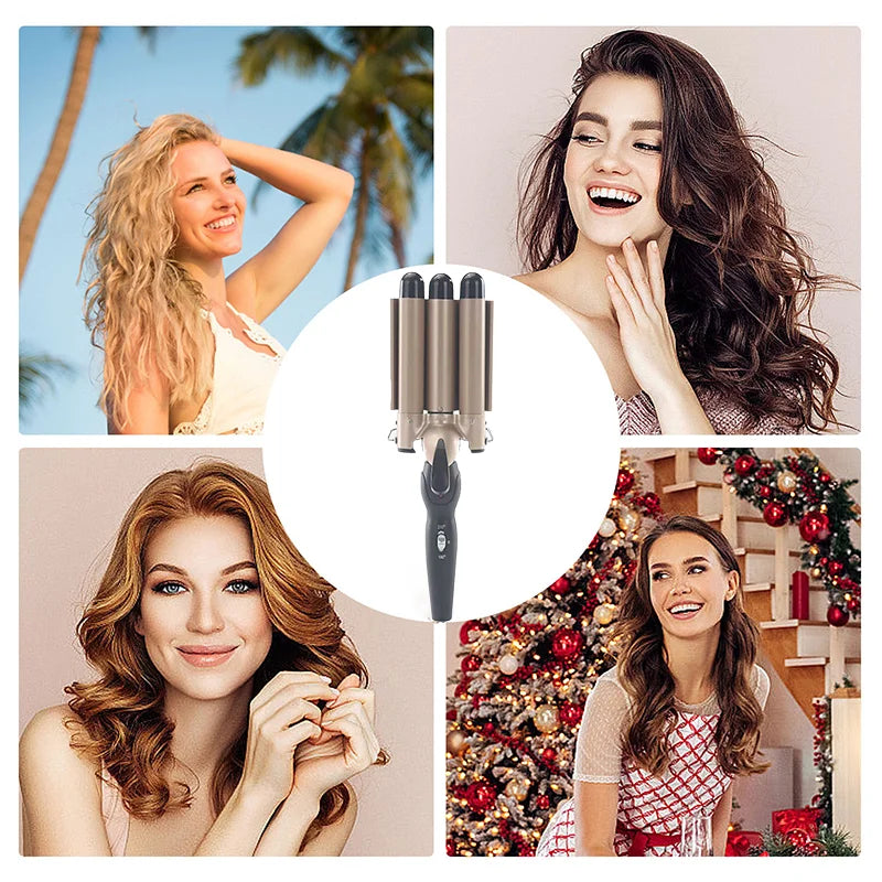 3 barrel hair curler, view 7 - MRSLM