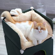 Removable pet bed and double cat house, view 6 - MRSLM