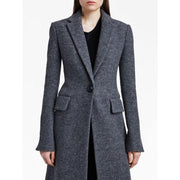 elegant woolen long coat for women, view 6 - MRSLM
