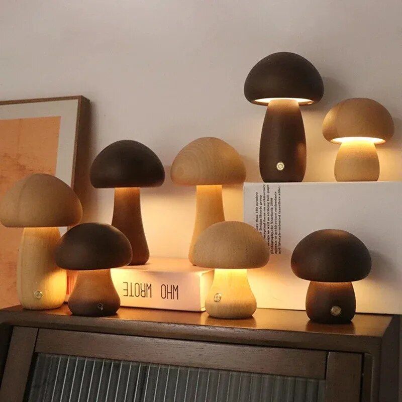 led mushroom night light, view 12 - MRSLM