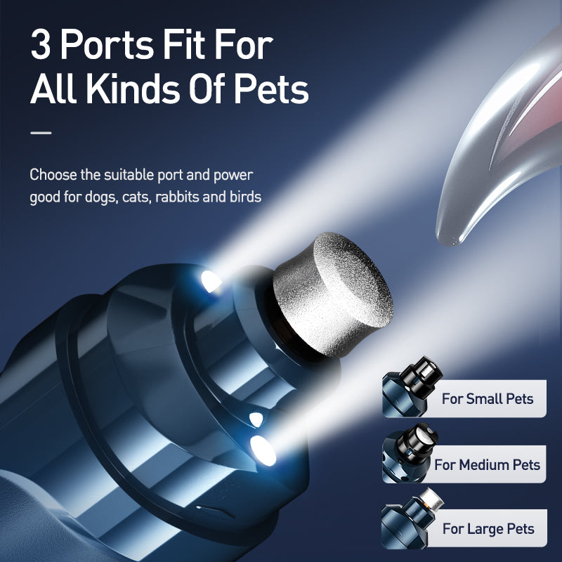 rechargeable electric dog nail grinder, view 2 - MRSLM