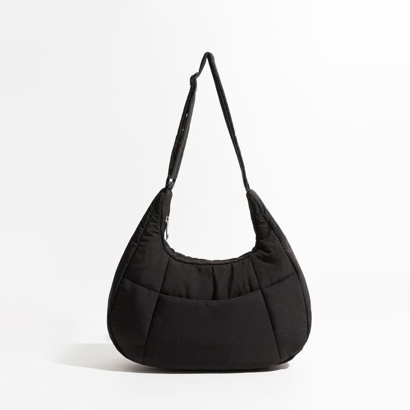 half moon puffer shoulder bag, view 6 - MRSLM