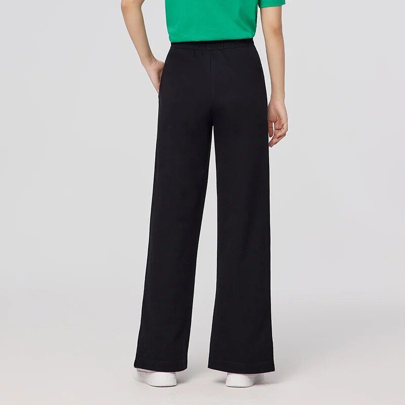 contrasted color slit wide leg pants, view 6 - MRSLM