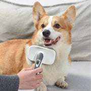 self-cleaning pet grooming brush - MRSLM