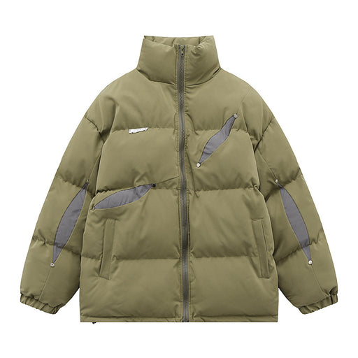 men's stand collar padded winter coat - MRSLM
