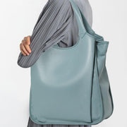 genuine leather tote bag, view 5 - MRSLM