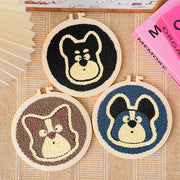 punch needle embroidery kit dog pattern, view 17 - MRSLM