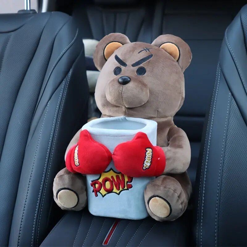 cartoon car tissue and trash holder, view 8 - MRSLM