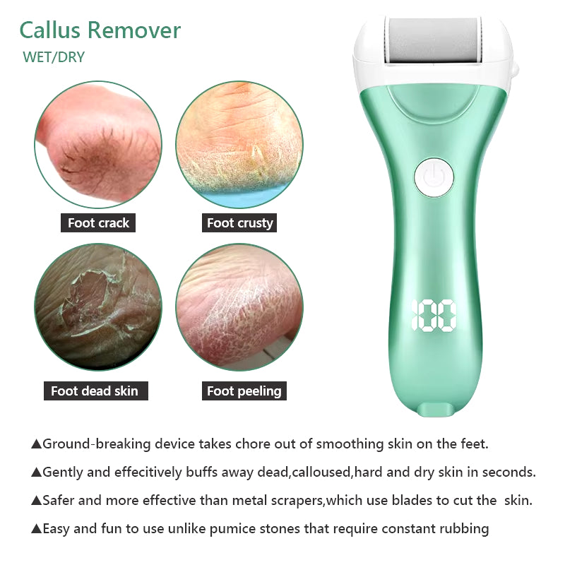 usb rechargeable electric foot file, view 5 - MRSLM