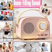 retro mini wireless speaker, view 7 - MRSLM