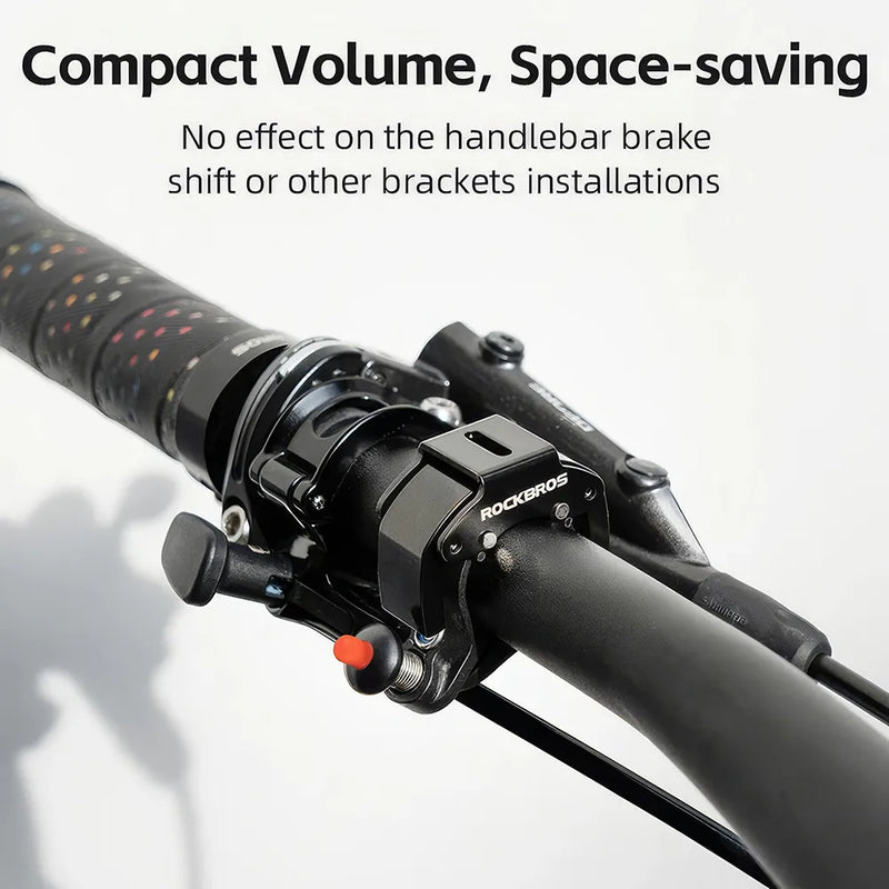compact safety bicycle bell, view 5 - MRSLM
