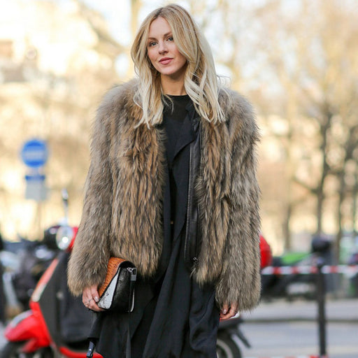 autumn faux fur coat - MRSLM