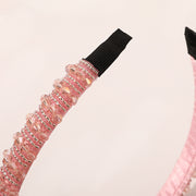 rhinestone crystal headband, view 17 - MRSLM