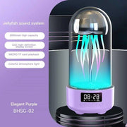 mini jellyfish bluetooth speaker with lamp, view 3 - MRSLM