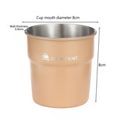 300ml stainless steel camping cup, view 4 - MRSLM