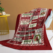 Christmas cardinal fleece throw blanket - MRSLM