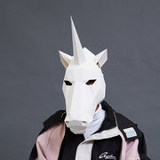 paper antelope headpiece craft kit, view 4 - MRSLM
