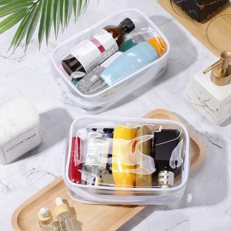 clear pvc travel makeup bag - MRSLM