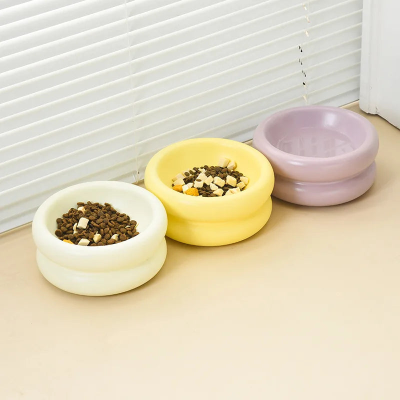 nordic ceramic cat bowl, view 11 - MRSLM