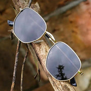 hexagon polarized vintage sunglasses - MRSLM
