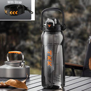 Tritan water bottle with straw, view 4 - MRSLM