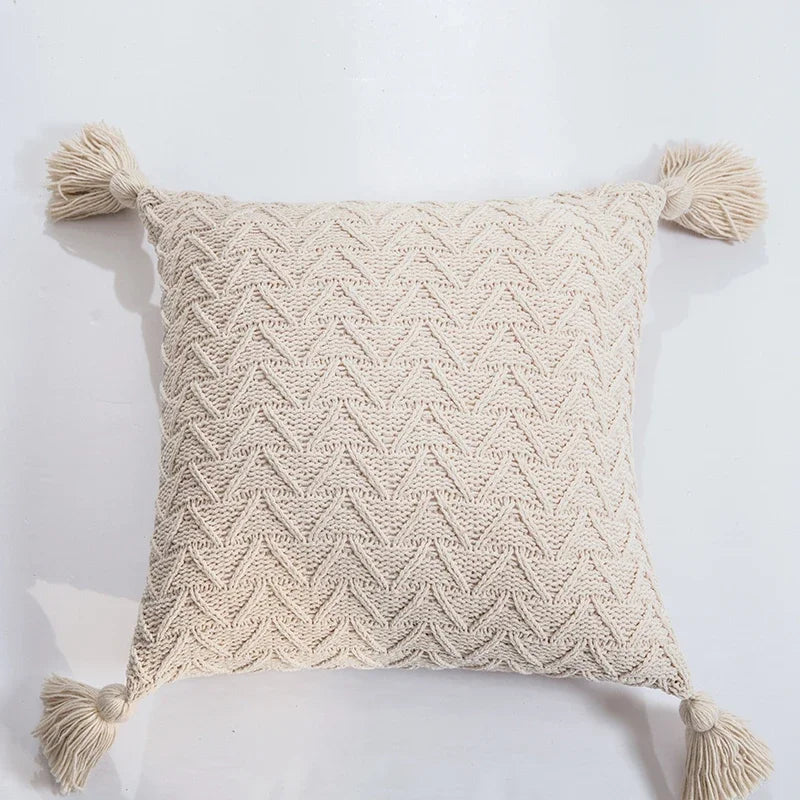 soft knit chenille cushion cover, view 7 - MRSLM