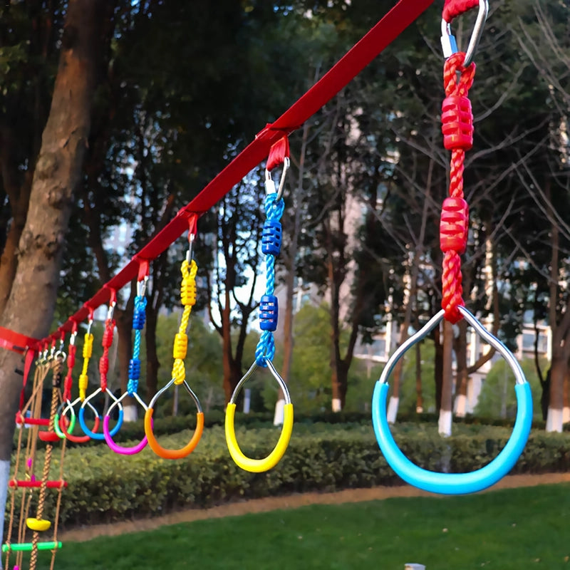 kids adjustable gymnastic ring swing, view 4 - MRSLM