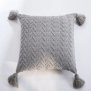 soft knit chenille cushion cover, view 4 - MRSLM