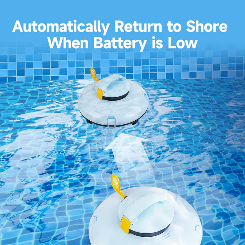 cordless robotic pool cleaner, view 3 - MRSLM